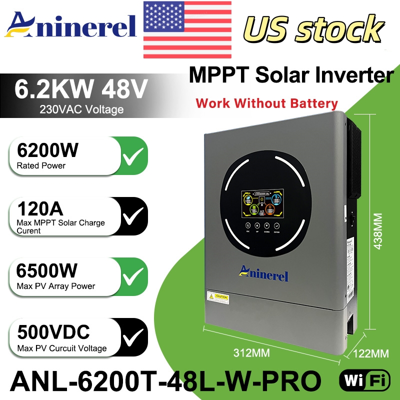 Aninerel 6.2KW 48V Hybrid Sola - مراجعة Drone Solar Charger وسعره