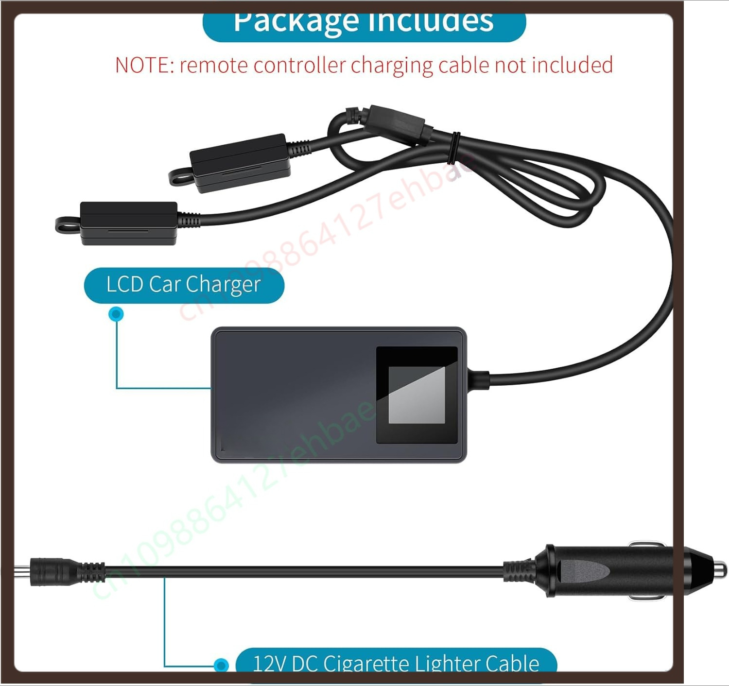 LCD battery car charger for DJ - مراجعة Drone Charging Hub وسعره