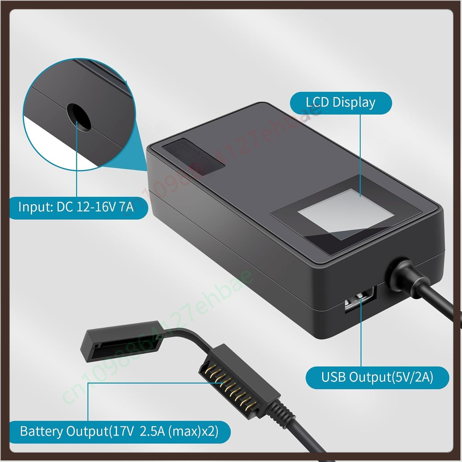 LCD battery car charger for DJ - مراجعة Drone Charging Hub وسعره