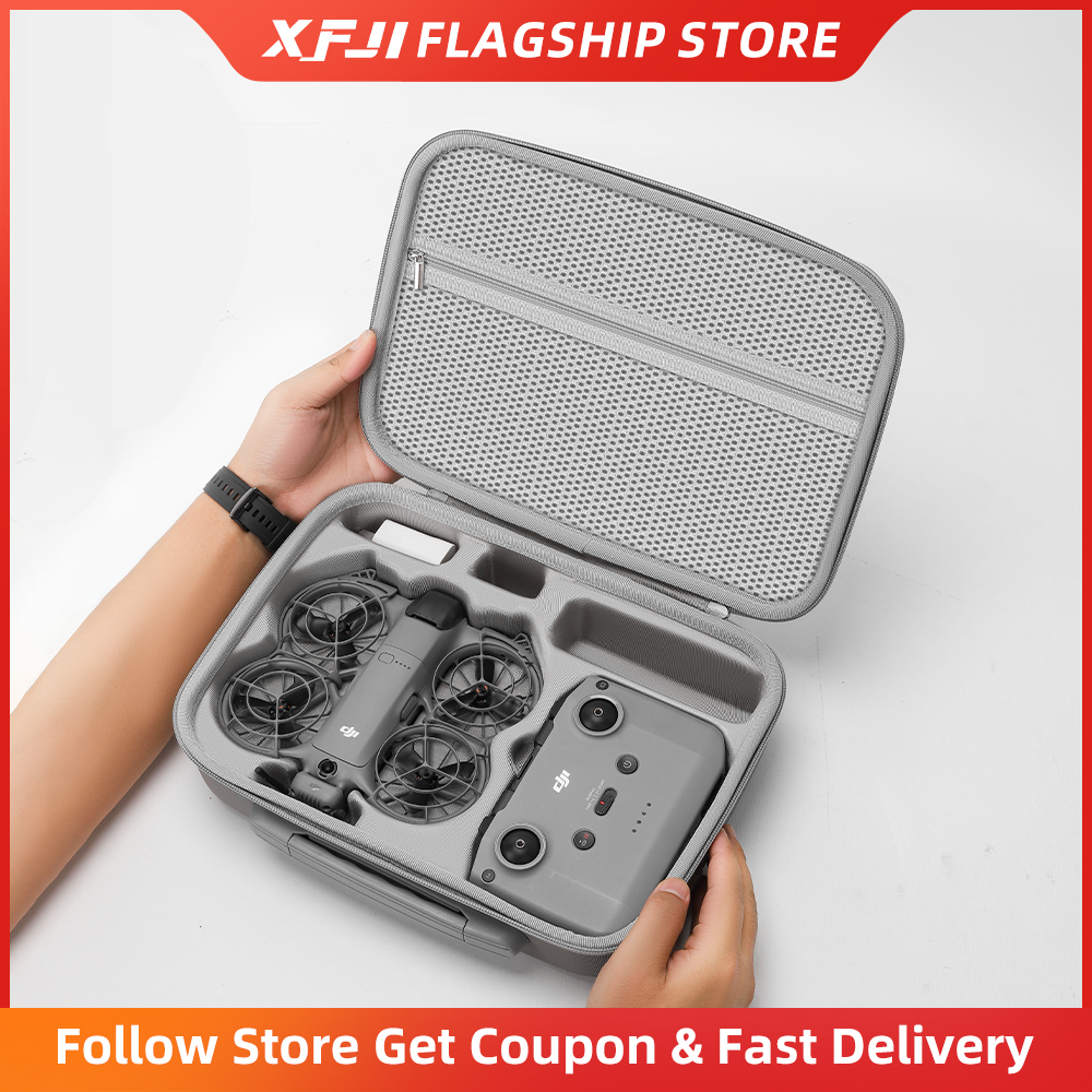 XFJI Travel Organizer Bag for  - مراجعة Drone Hard Shell Case وسعره