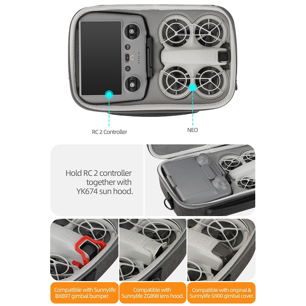 For DJI NEO RC 2 Remote Contro - مراجعة Drone Joystick Cover وسعره