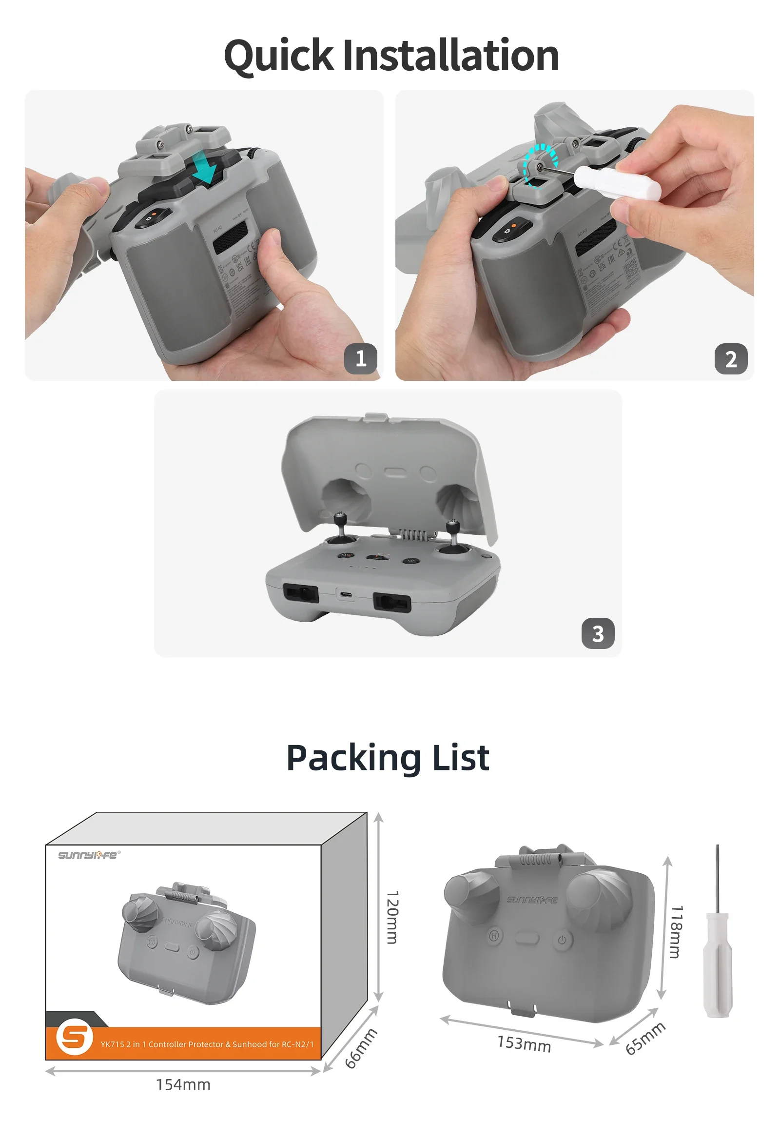 2 in 1 Controller Protector Su - مراجعة Drone Control Stick وسعره