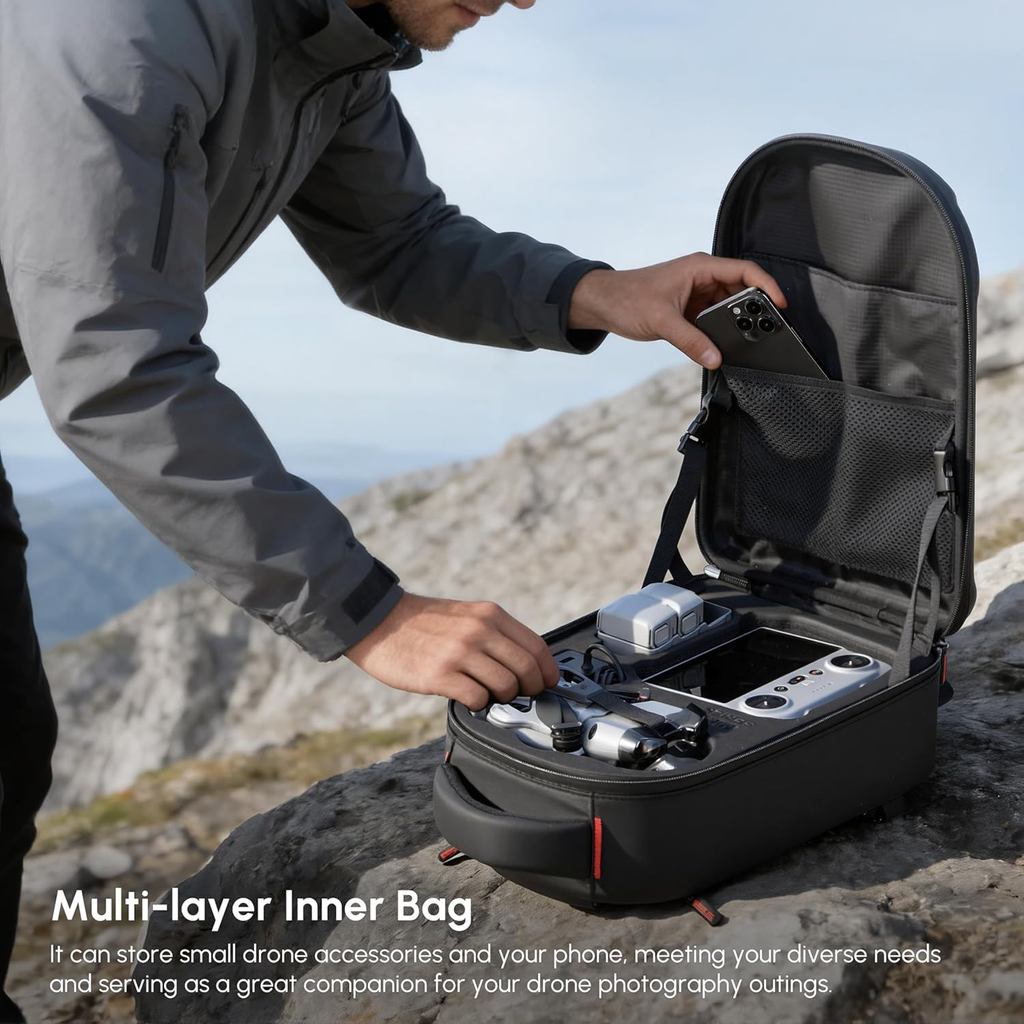 Waterproof Hard Carrying Backp - مراجعة Drone Backpack وسعره