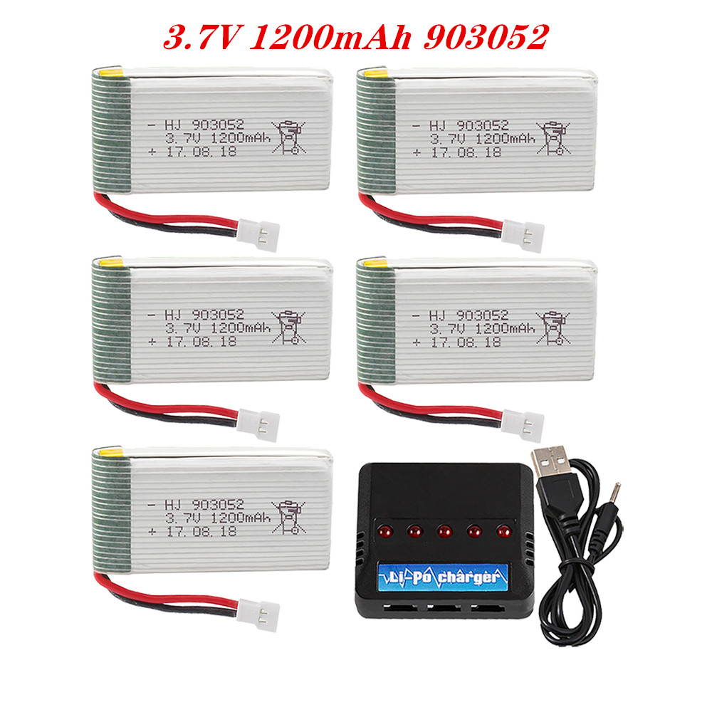 3.7V 1200mah 903052 Lipo Batte - مراجعة Drone Battery Adapter وسعره