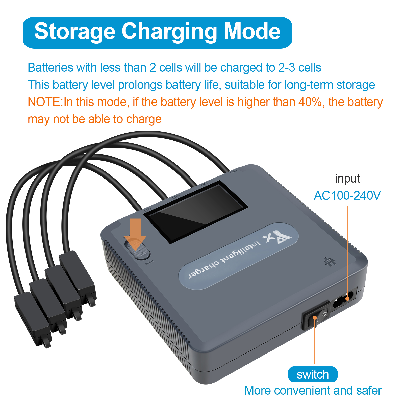 6 in 1 Digital display Battery - مراجعة Drone Charging Hub وسعره