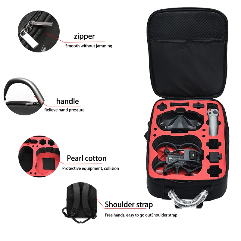 Portable Case Backpack Nylon W - مراجعة Drone Backpack وسعره
