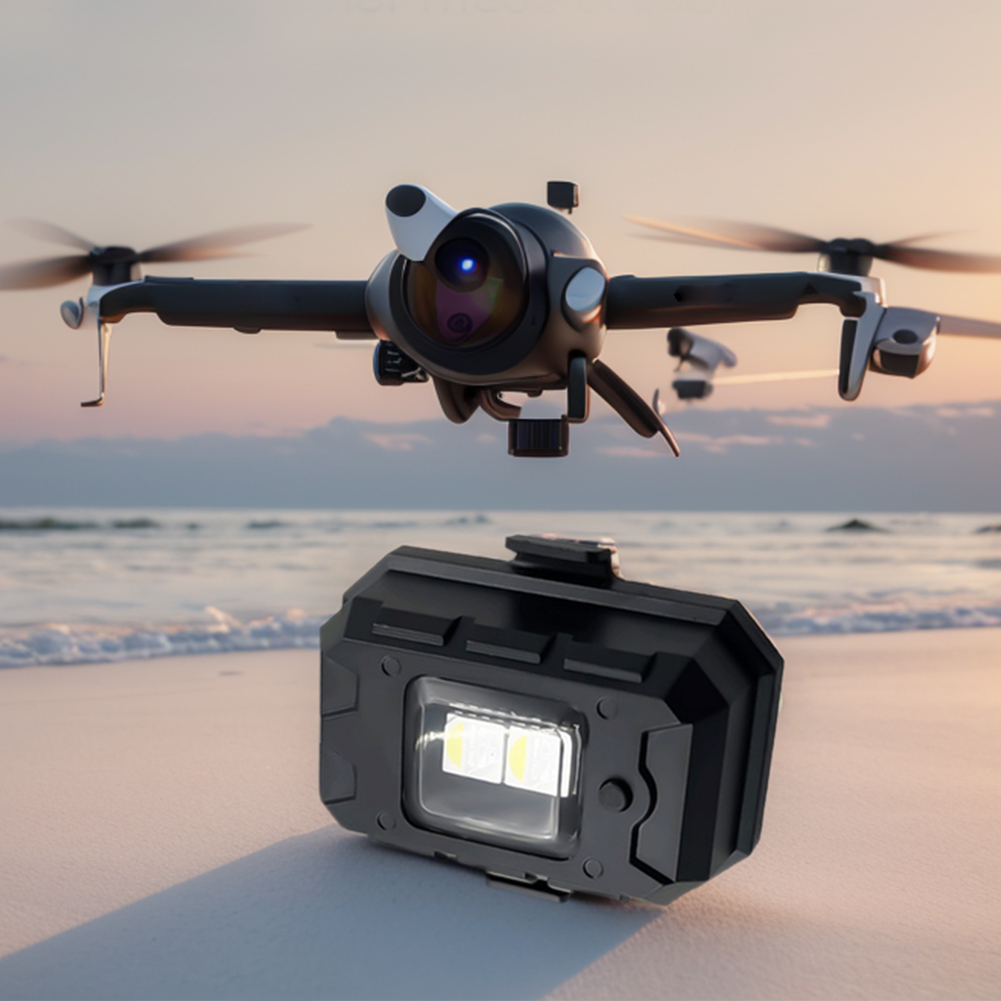 7 Color Motorcycle LED Mini Si - مراجعة Drone Strobe Light وسعره