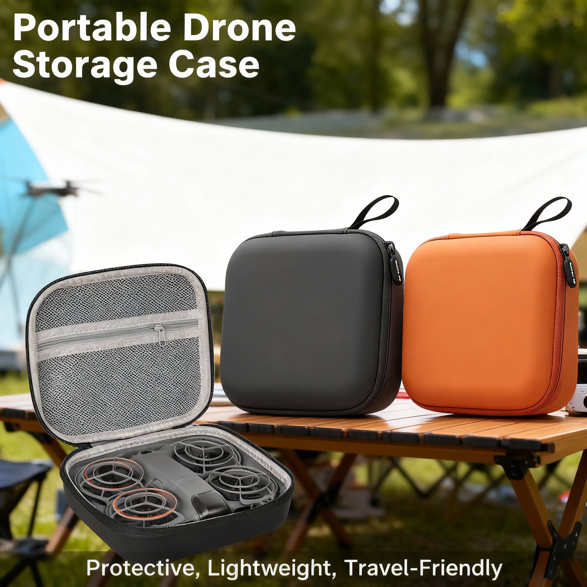 Waterproof Hard Shell Storage  - مراجعة Drone Hard Shell Case وسعره