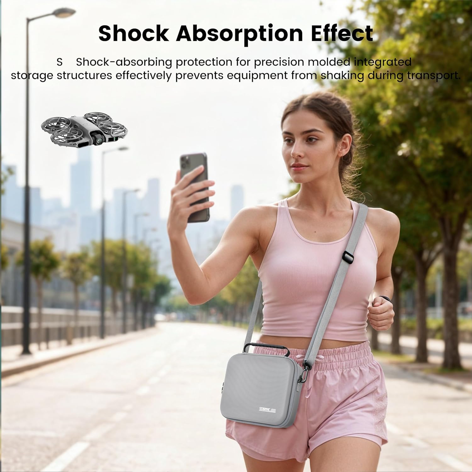 STARTRC Neo 2 Portable PU Shou - مراجعة Drone Carrying Case وسعره