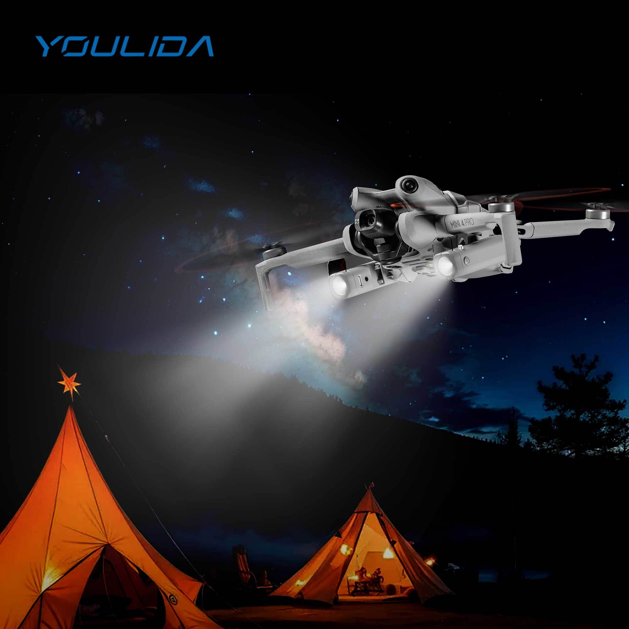 For DJI Mini 4 Pro LED Night N - مراجعة Drone Strobe Light وسعره