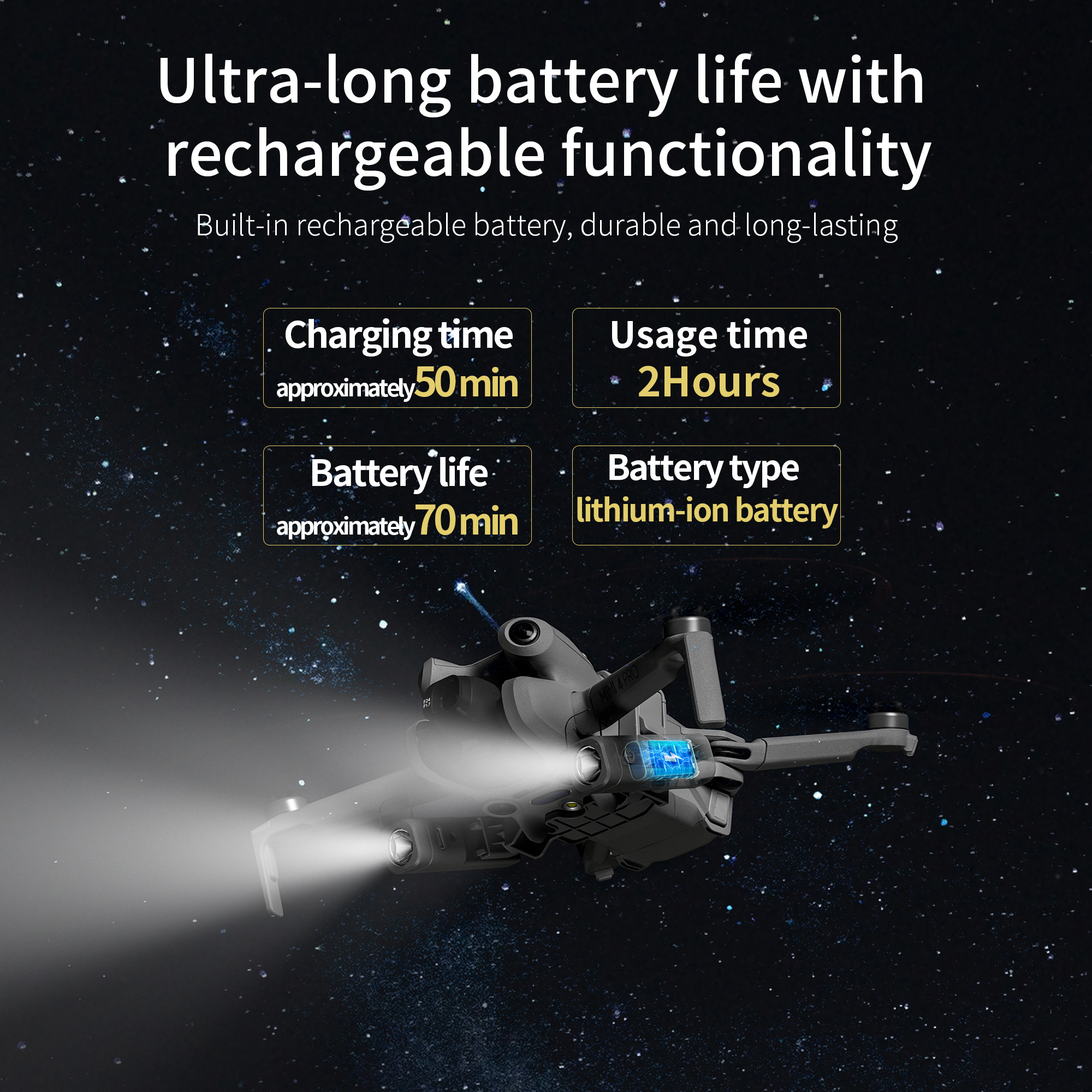 For DJI Mini 4 Pro LED Night N - مراجعة Drone Strobe Light وسعره