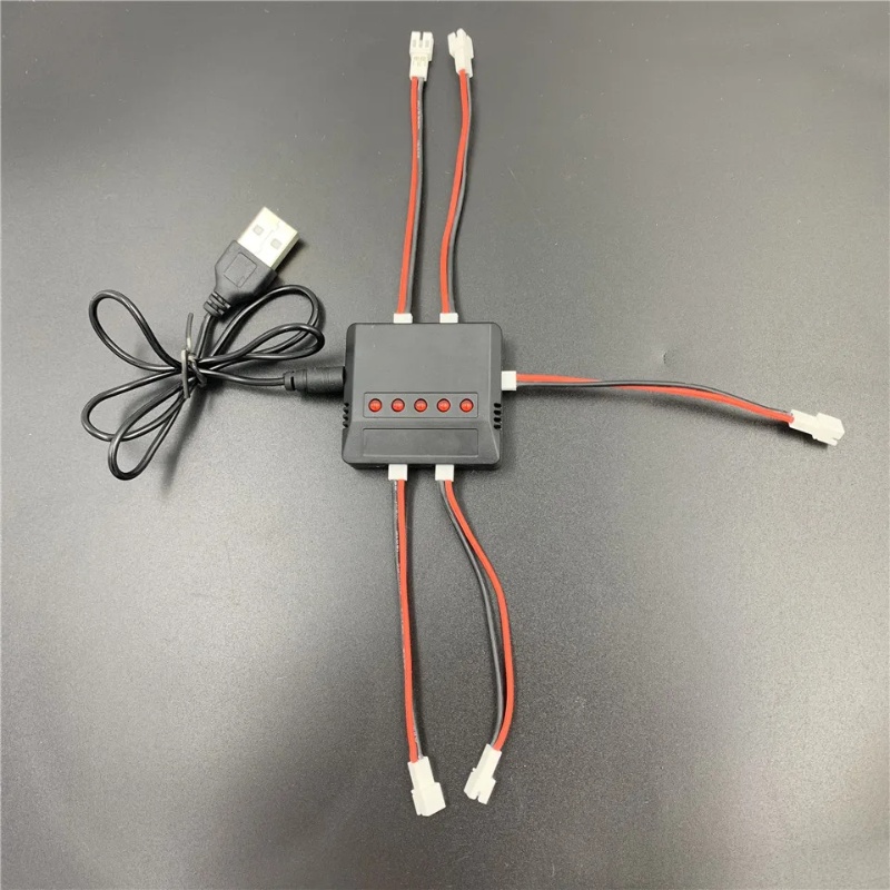Syma X5HW X5HC X5C X5SW 3.7V 5 - مراجعة Drone Battery Adapter وسعره