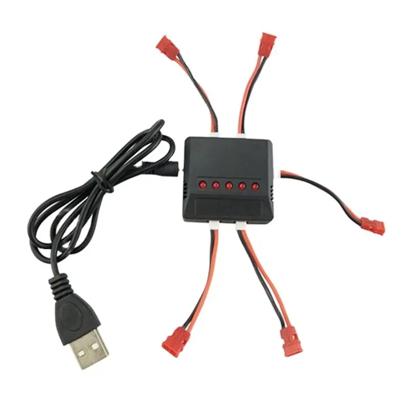Syma X5HW X5HC X5C X5SW 3.7V 5 - مراجعة Drone Battery Adapter وسعره