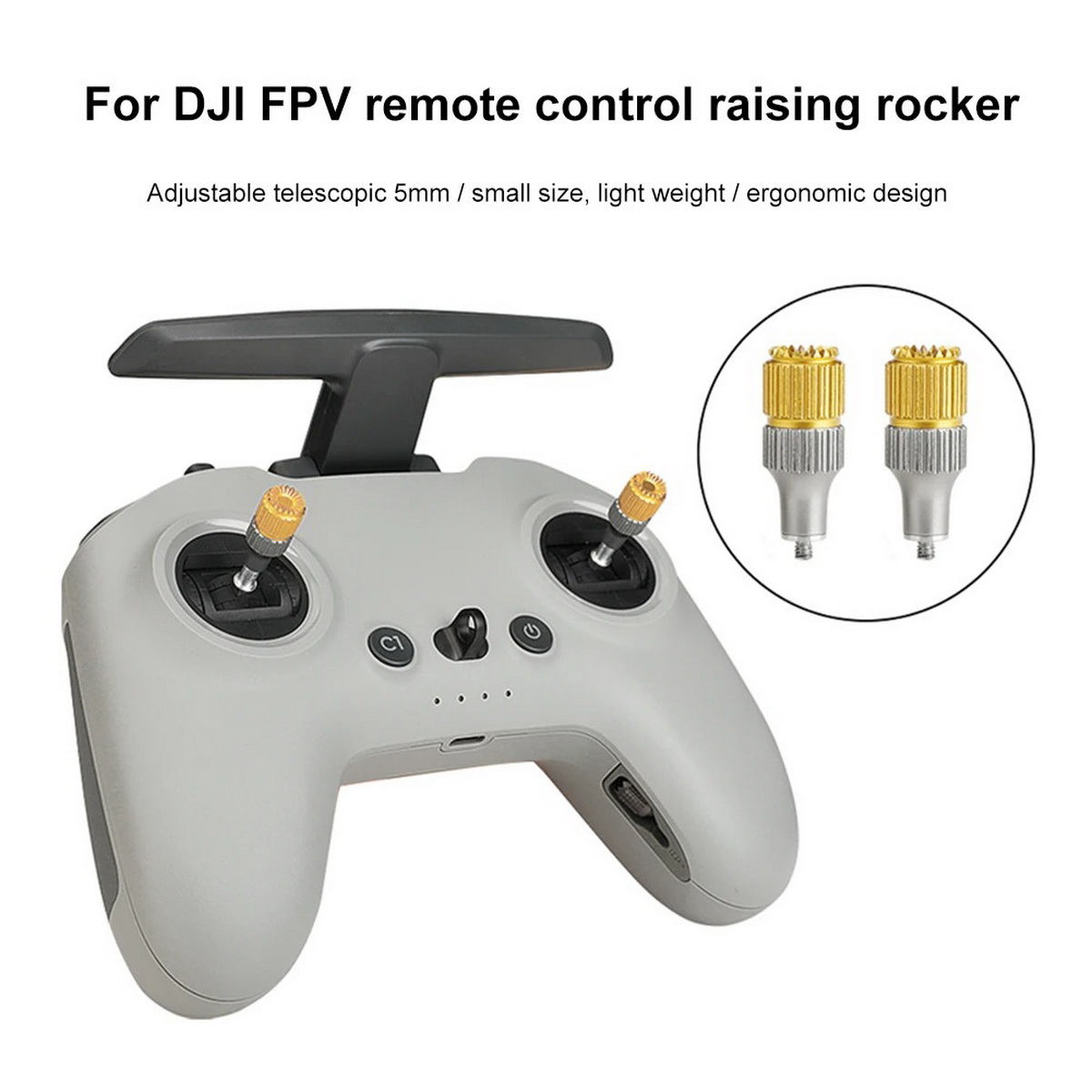 2PCS FPV Remote Controller Rad - مراجعة Drone Control Stick وسعره