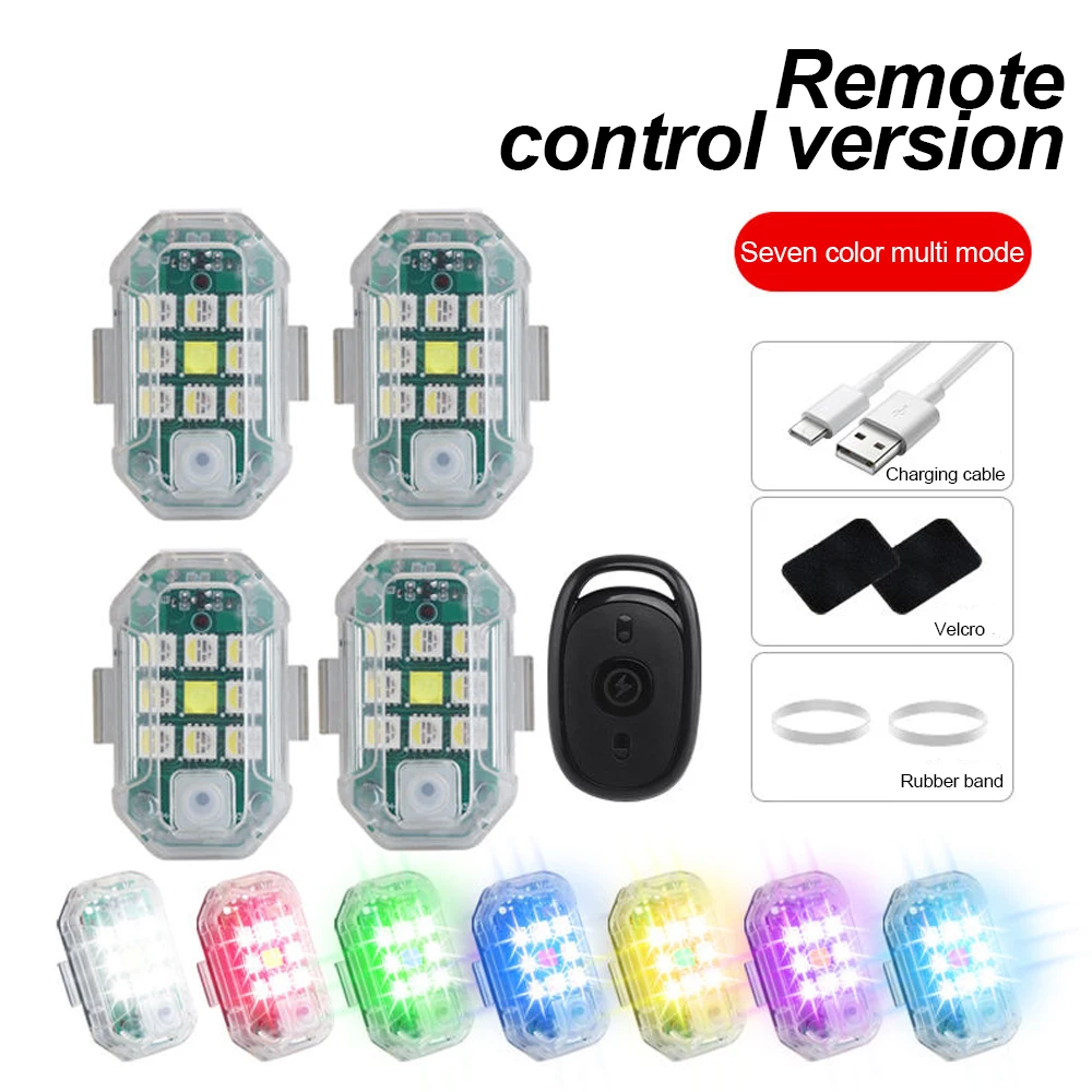 Wireless Remote Control LED Ai - مراجعة Drone Strobe Light وسعره
