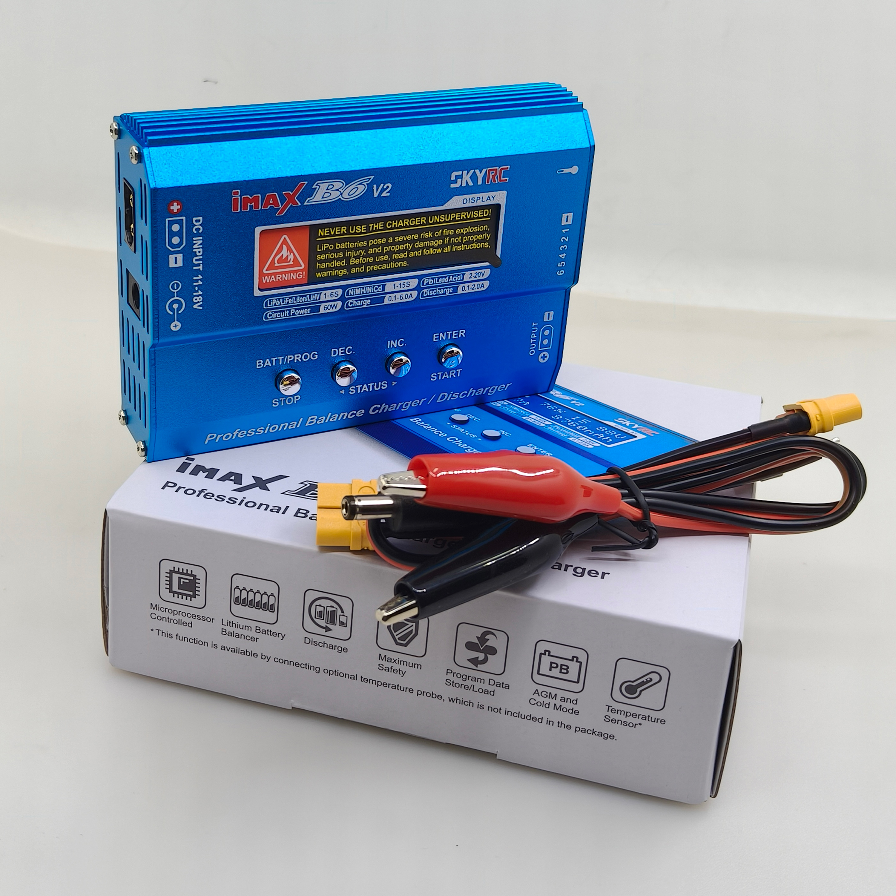 IMAX B6 / B6AC 80W T/XT60plug  - مراجعة Drone Battery Adapter وسعره