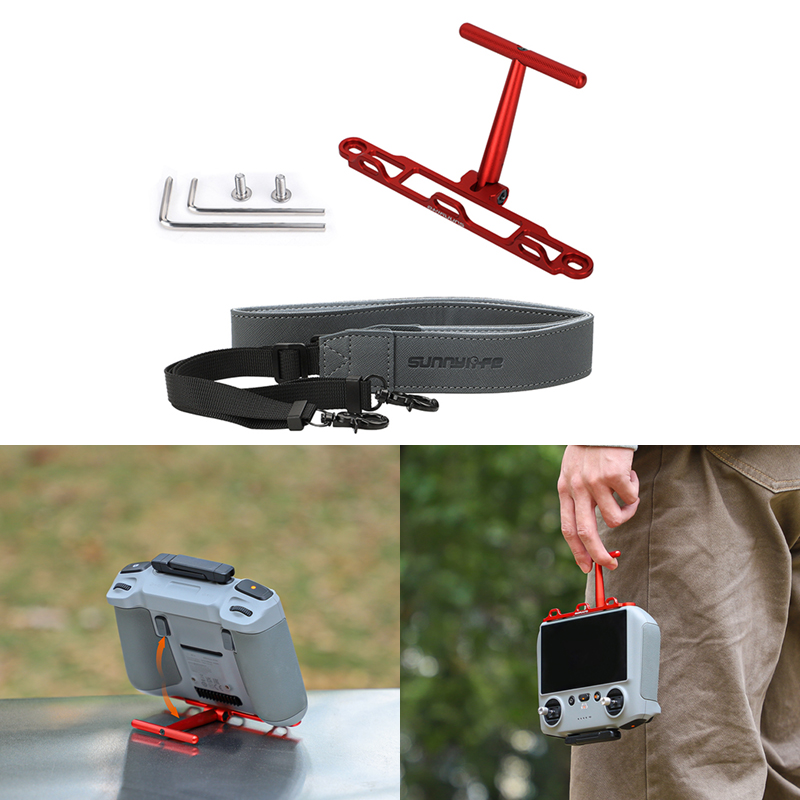2in1 Handle Stand Bracket Neck - مراجعة Drone Remote Controller Lanyard وسعره