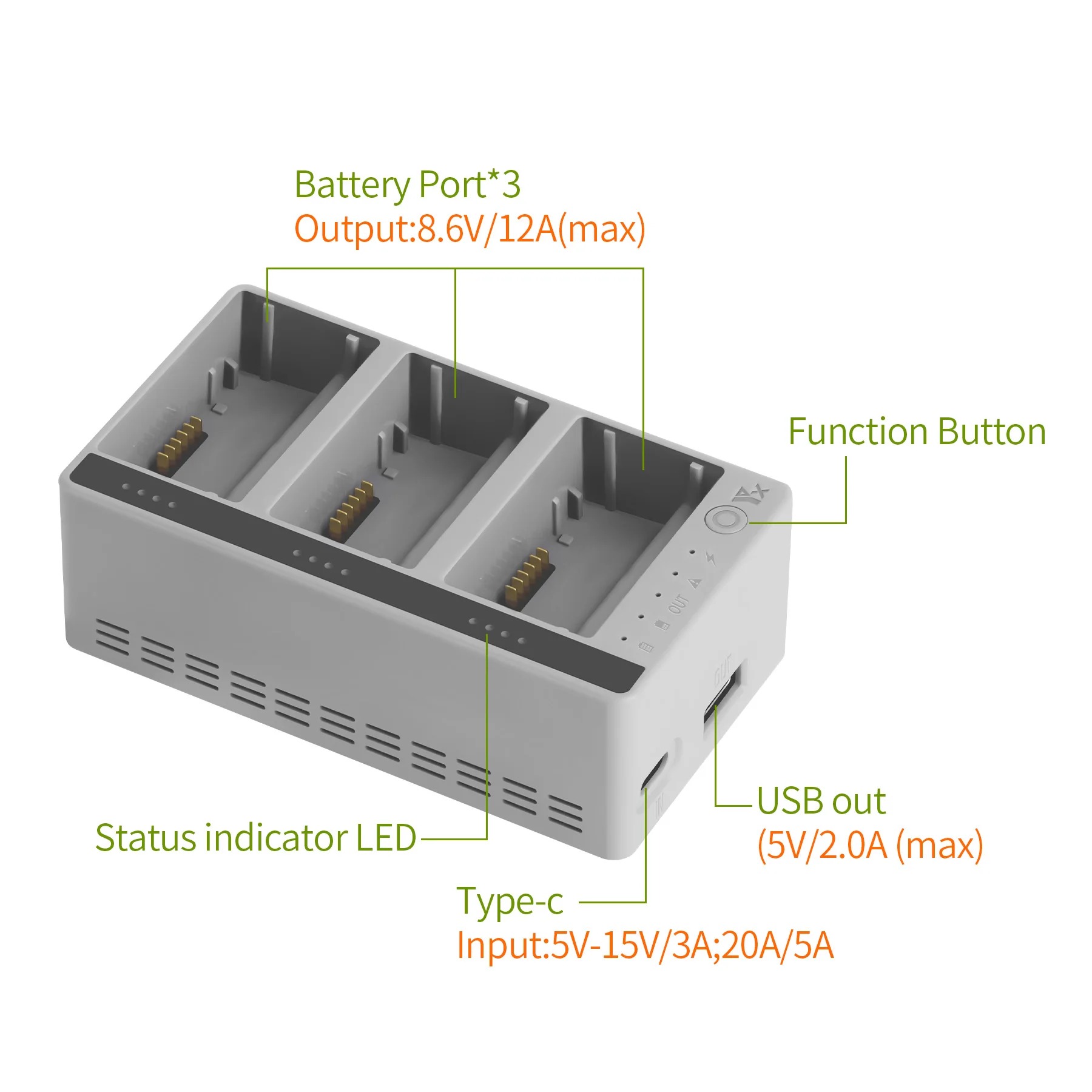 For DJI LITO 1/X1 Drone Batter - مراجعة Drone Charging Hub وسعره