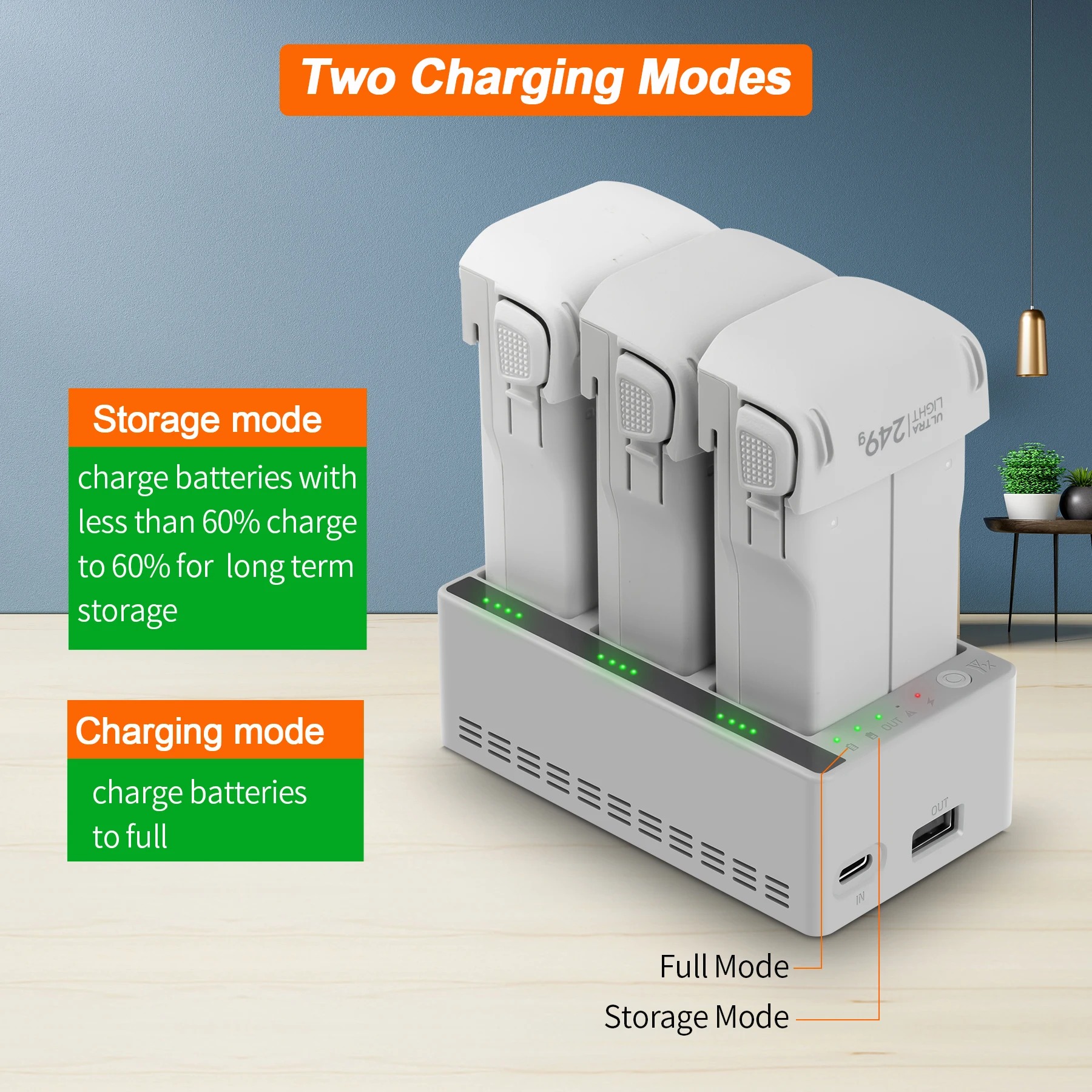 For DJI LITO 1/X1 Drone Batter - مراجعة Drone Charging Hub وسعره