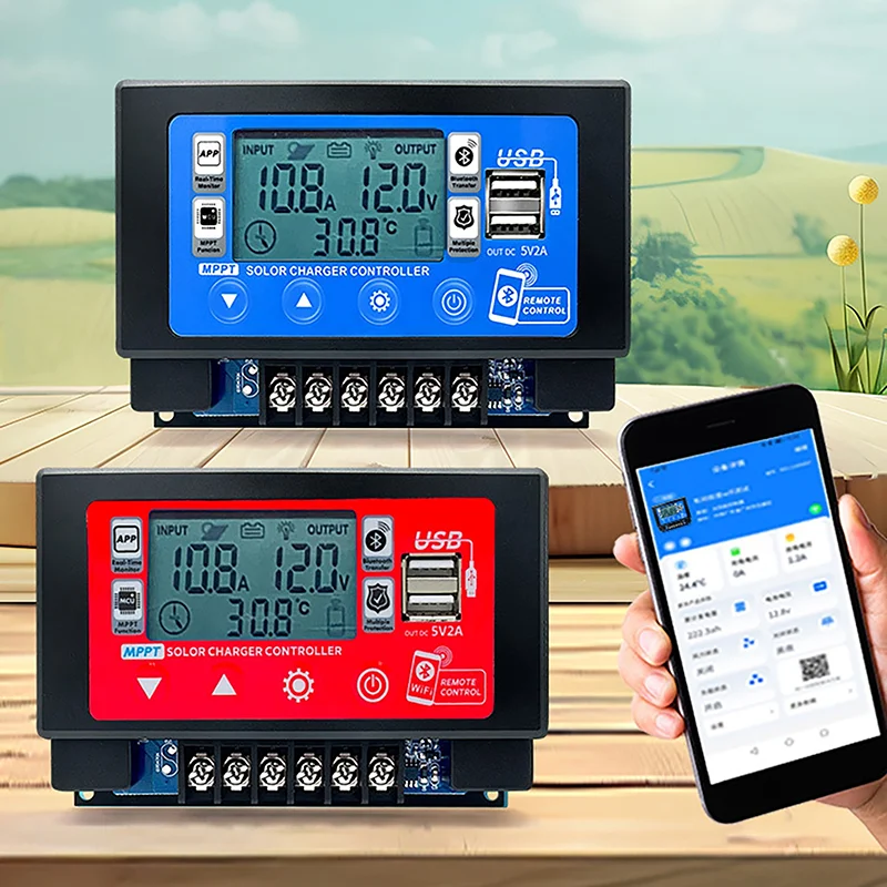 30A 60A Bluetooth WiFi Solar C - مراجعة Drone Solar Charger وسعره
