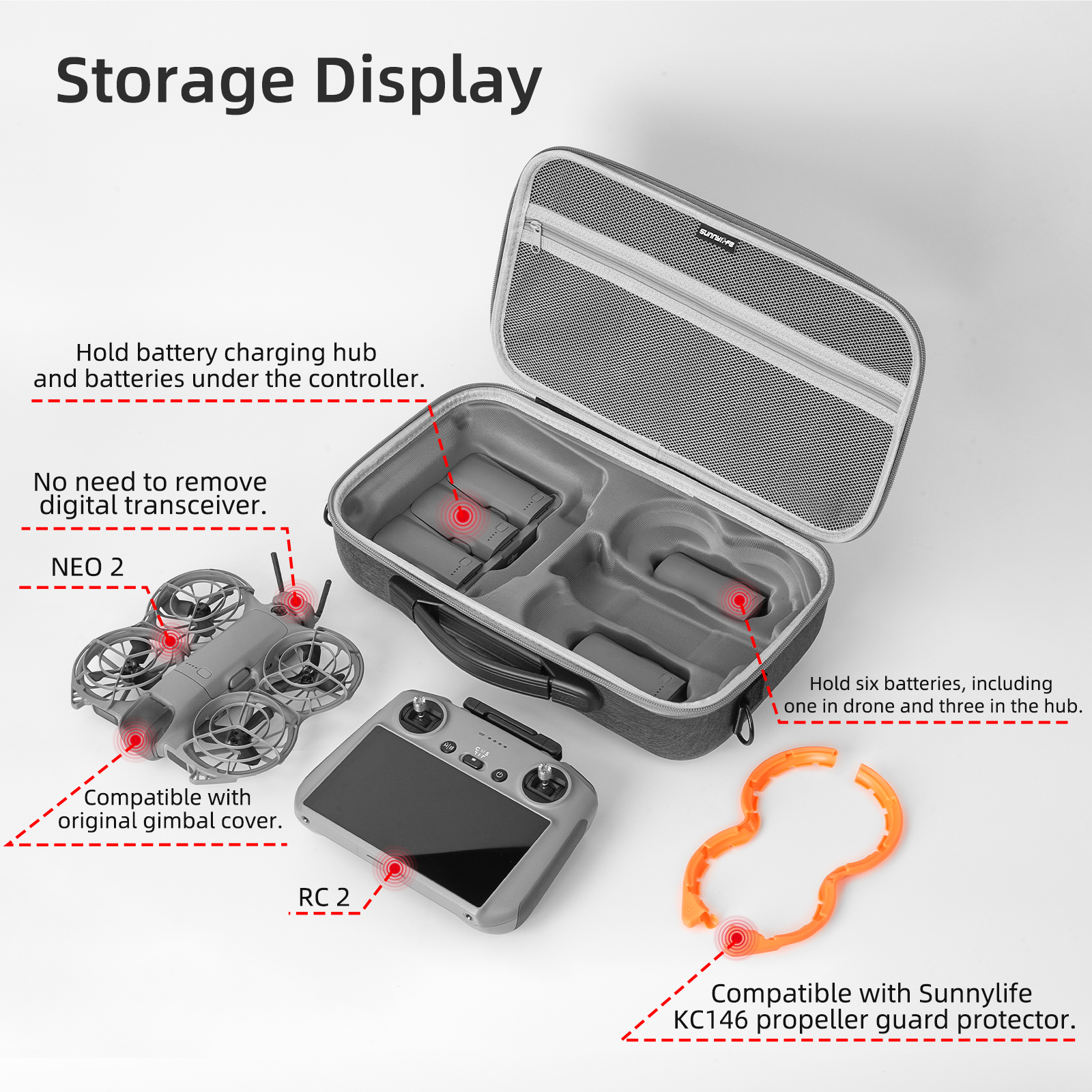 Portable Carrying Case For DJI - مراجعة Drone Carrying Case وسعره