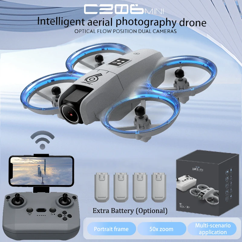 CZ06 Mini RC Quadcopter Drone  - مراجعة Drone Remote Controller Lanyard وسعره