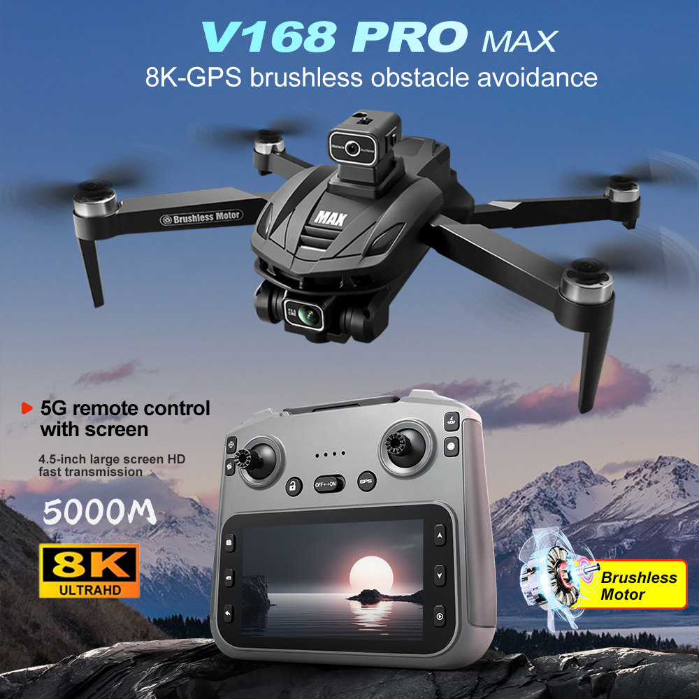 V168 PRO Max GPS Drone 8K Prof - مراجعة Drone Battery Adapter وسعره