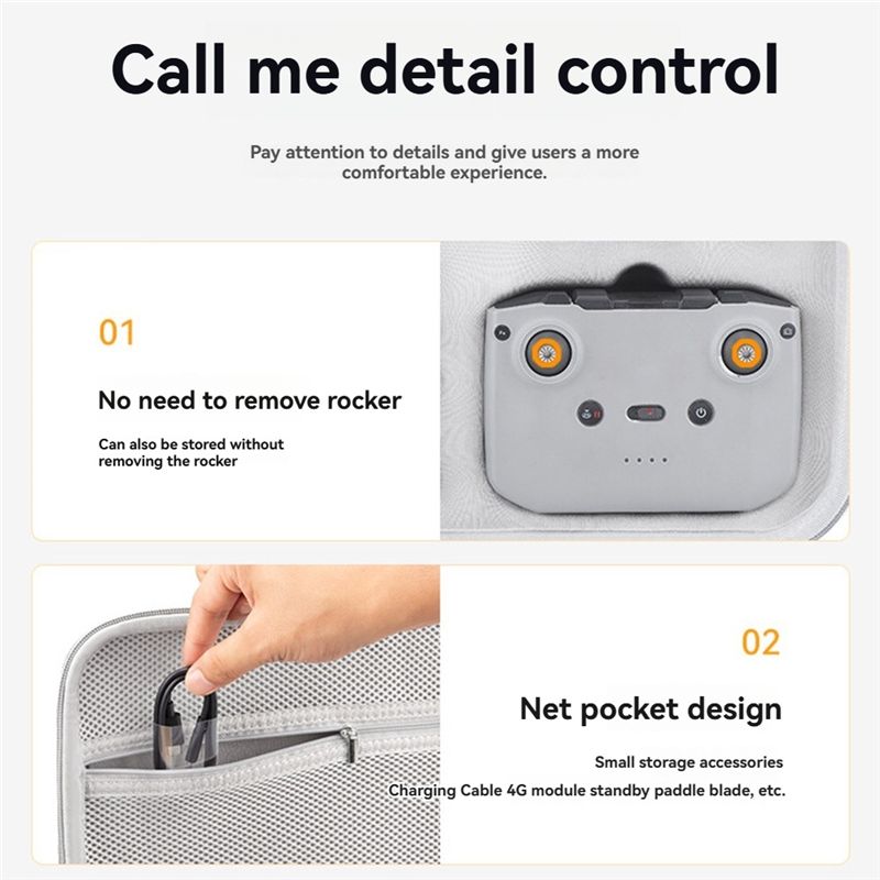 For DJI Neo Shoulder Bag PU Co - مراجعة Drone Hard Shell Case وسعره