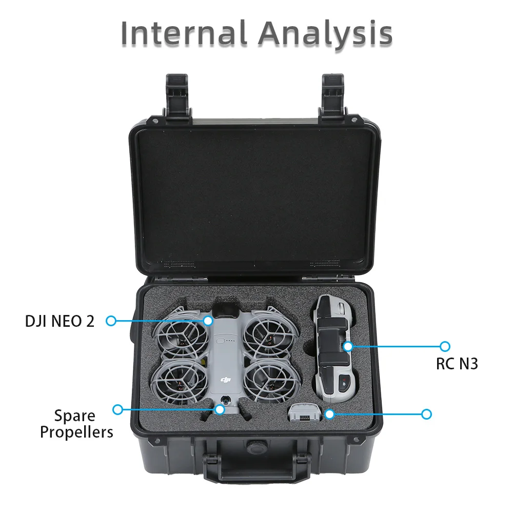 Portable Safety Box For DJI NE - مراجعة Drone Hard Shell Case وسعره