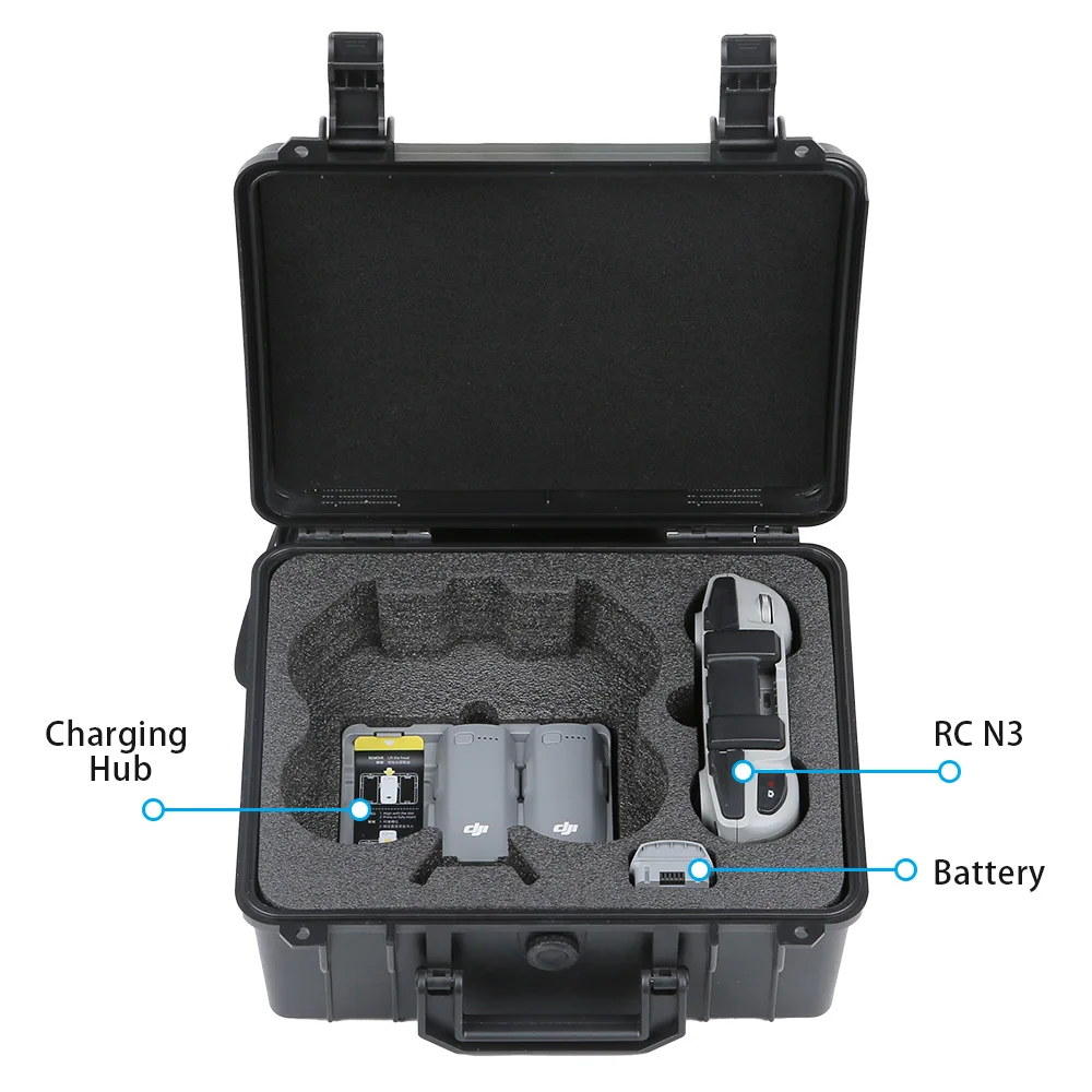 Portable Safety Box For DJI NE - مراجعة Drone Hard Shell Case وسعره