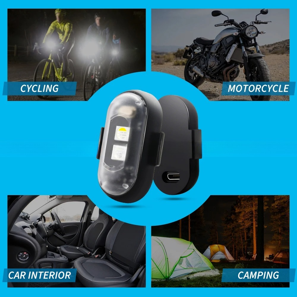Motorcycle Strobe Light, APP C - مراجعة Drone Strobe Light وسعره