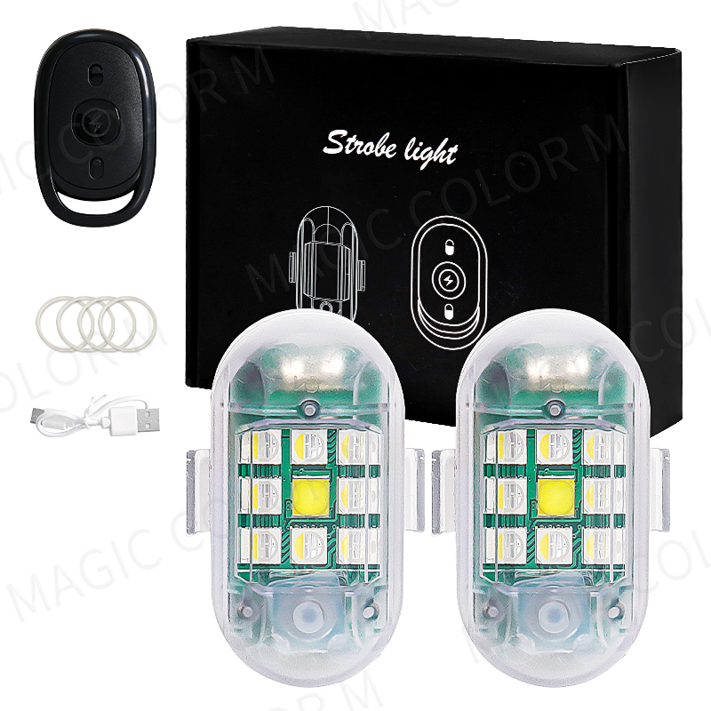 2PCS Wireless LED Strobe Light - مراجعة Drone Strobe Light وسعره