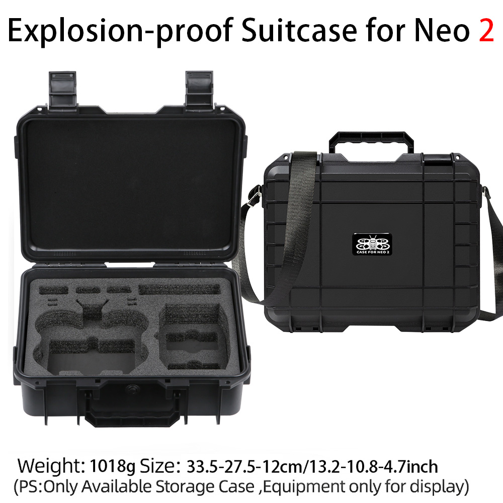 For DJI NEO 2 Case Bag Explosi - مراجعة Drone Hard Shell Case وسعره