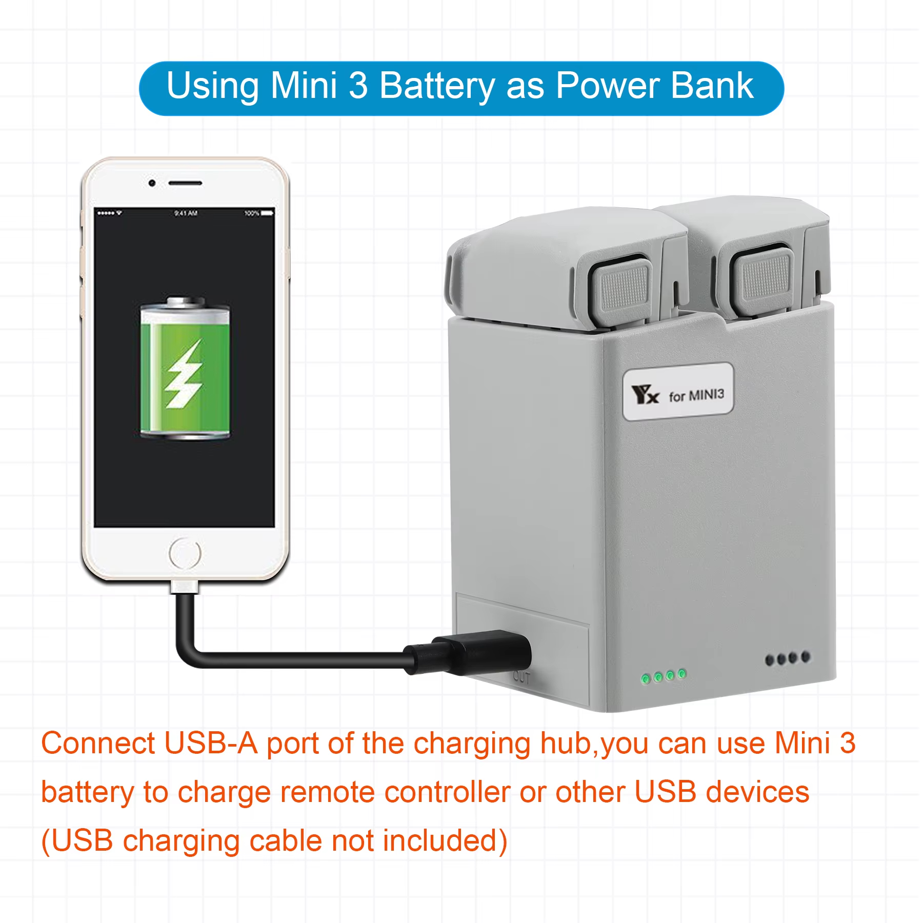 For DJI Mini 3Pro/4Pro Battery - مراجعة Drone Charging Hub وسعره