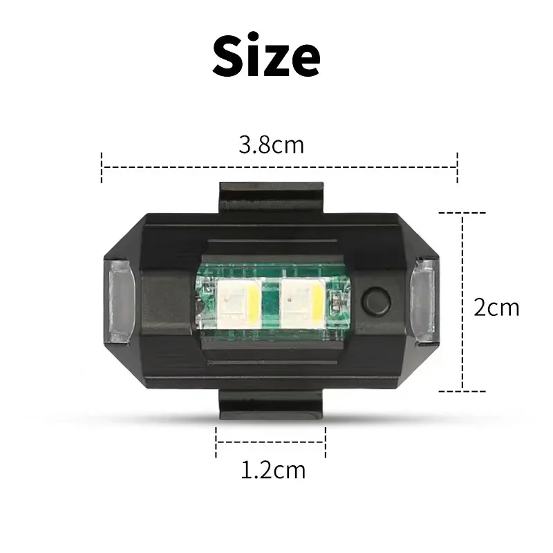 Motorcycle Lights Drone Strobe - مراجعة Drone Strobe Light وسعره