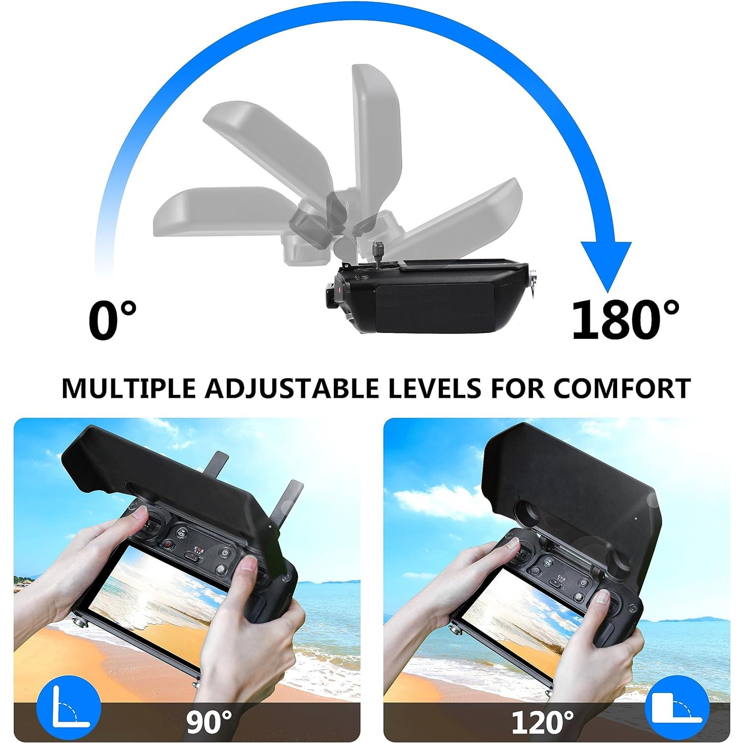 2-in-1 Sun Hood & Joystick Cov - مراجعة Drone Control Stick وسعره