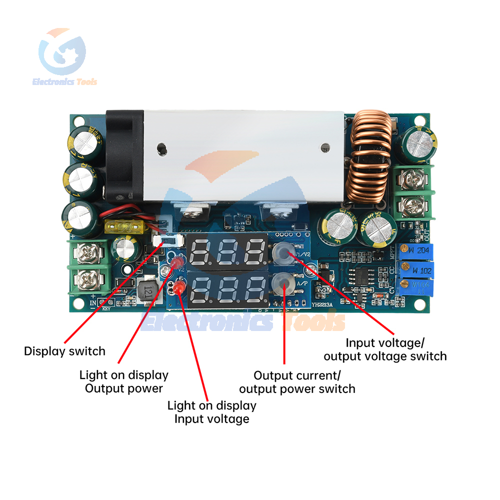 10-75V 20A Adjustable Buck Mod - مراجعة Drone Solar Charger وسعره