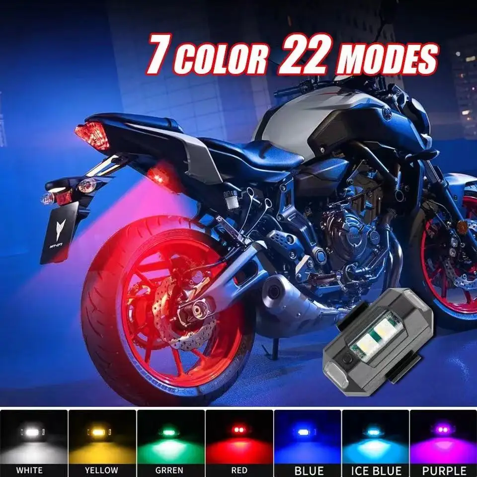 Motorcycle Lights Drone Strobe - مراجعة Drone Strobe Light وسعره
