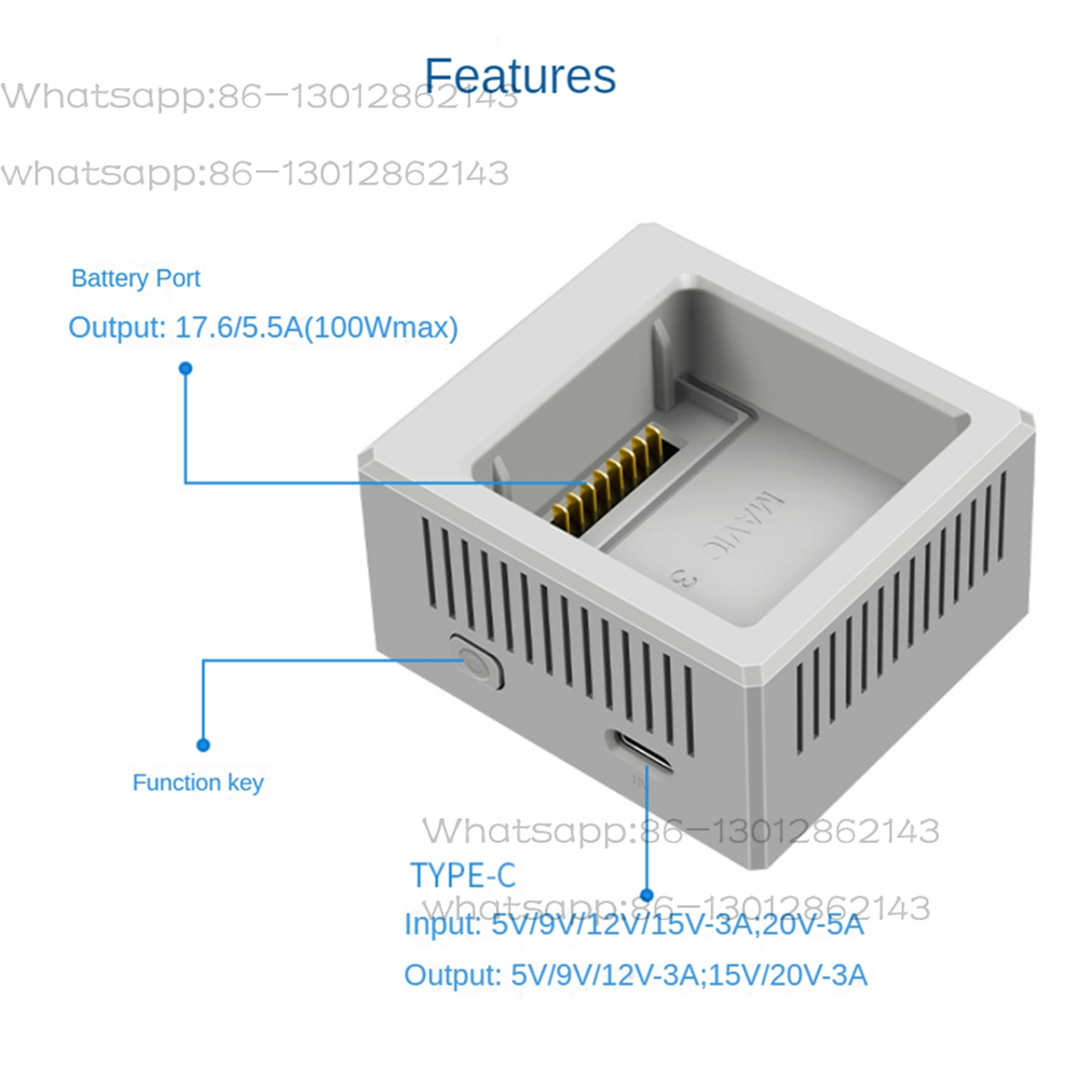 A51I For 3/3 Pro Battery Charg - مراجعة Drone Charging Hub وسعره