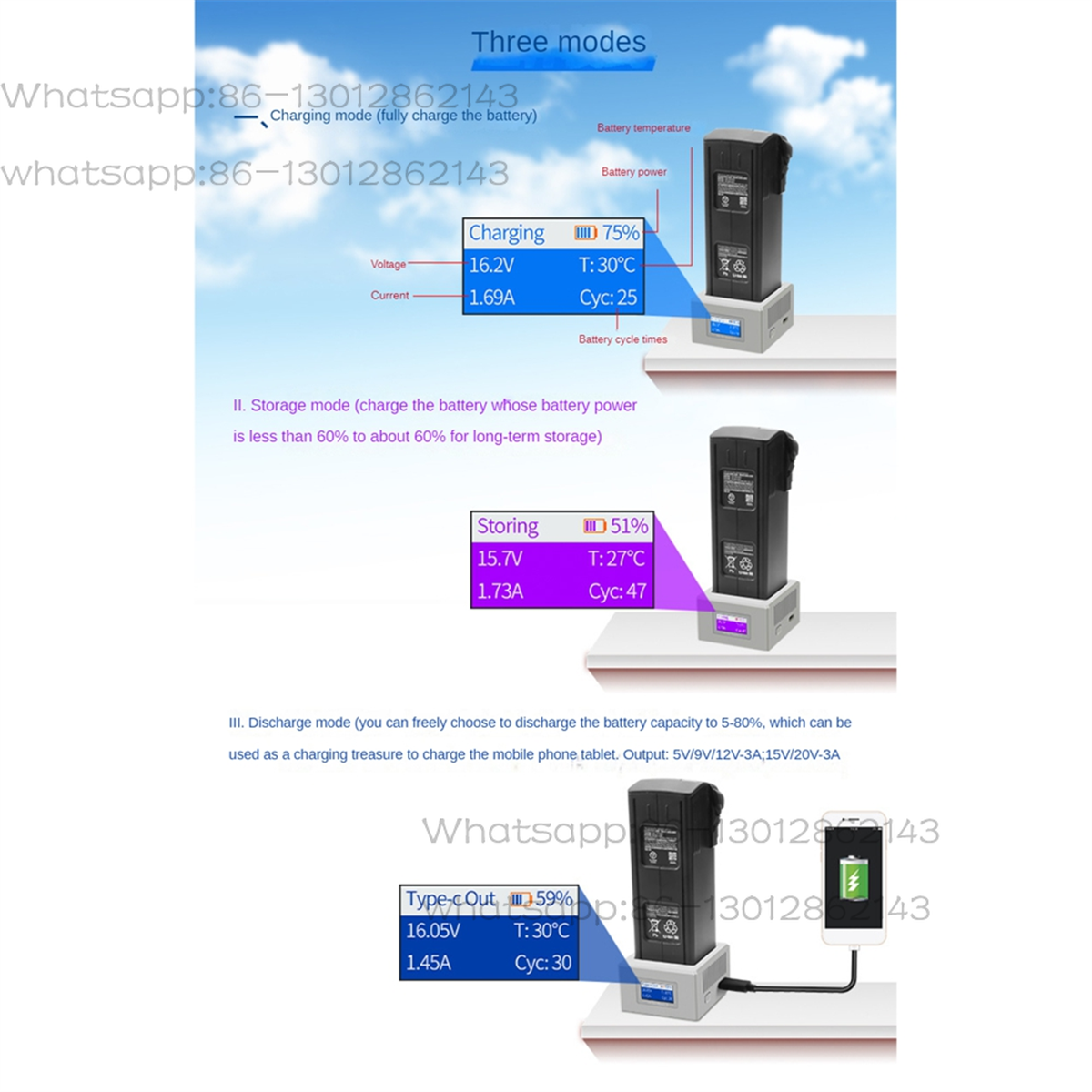 A51I For 3/3 Pro Battery Charg - مراجعة Drone Charging Hub وسعره