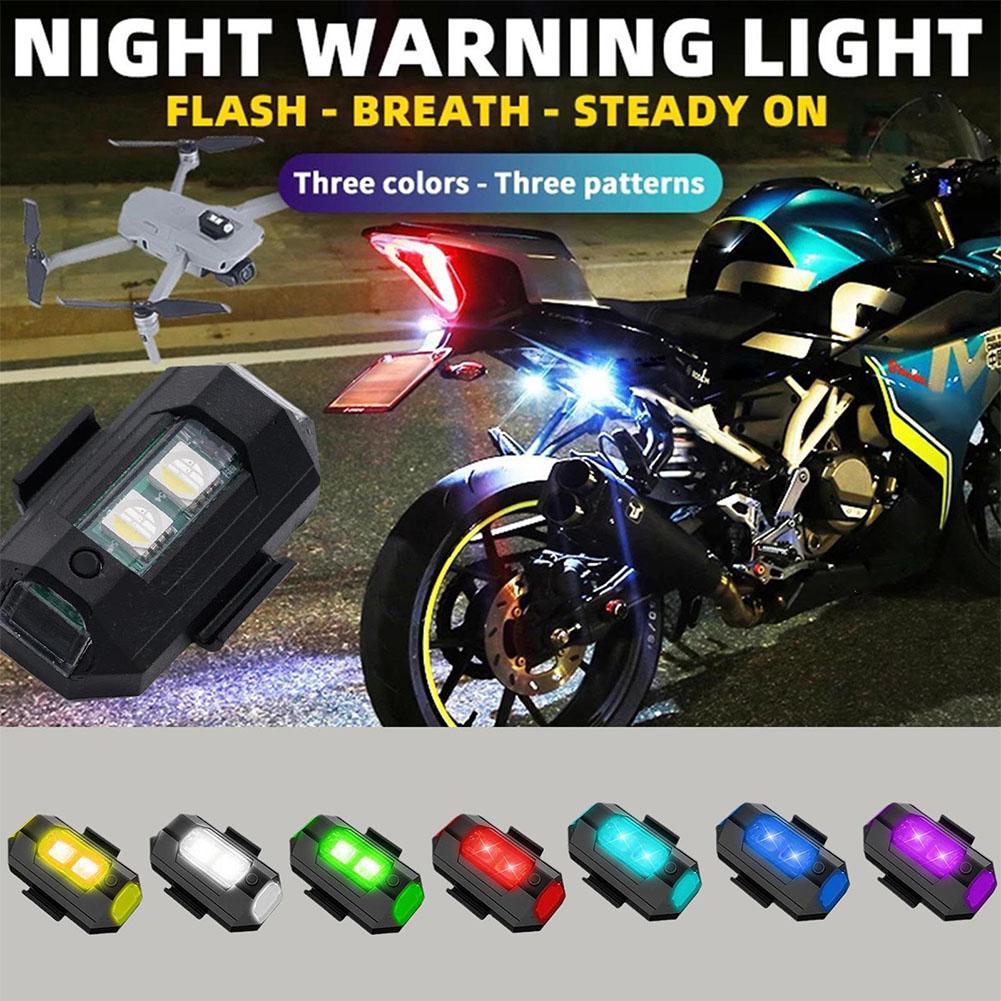 2PCS Mini LED Strobe Lights De - مراجعة Drone Strobe Light وسعره