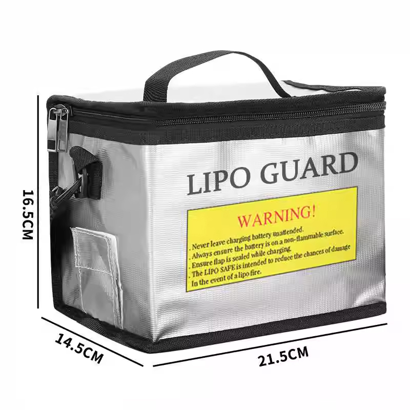 Lipo Battery Safety Bag Portab - مراجعة Drone Power Bank وسعره