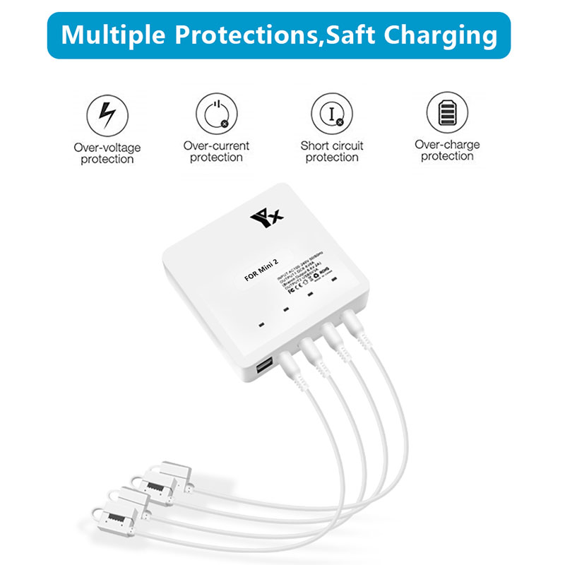 YX 6IN1 Fast Smart Battery Cha - مراجعة Drone Charging Hub وسعره