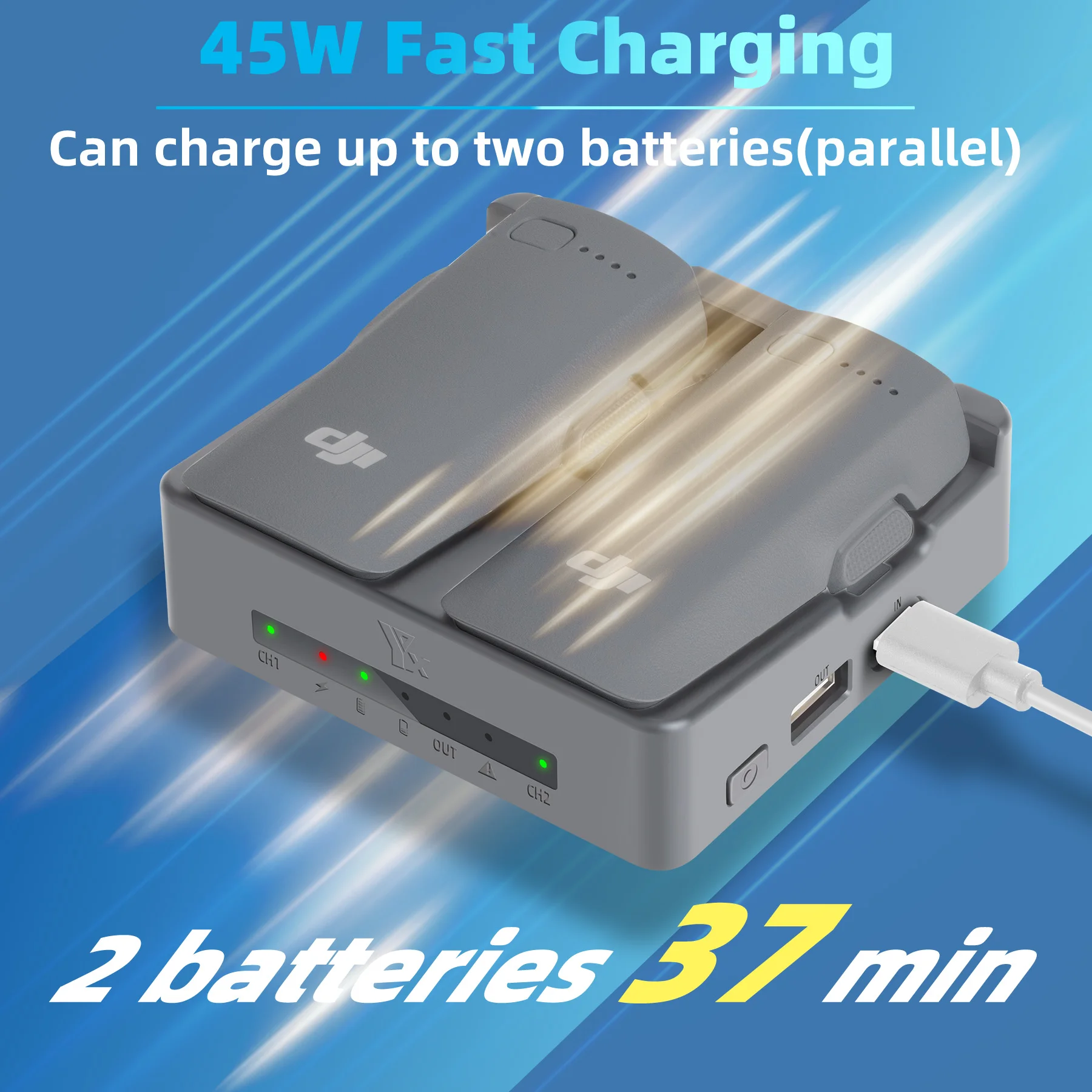 NEO 2 Fast Charging Hub Batter - مراجعة Drone Charging Hub وسعره