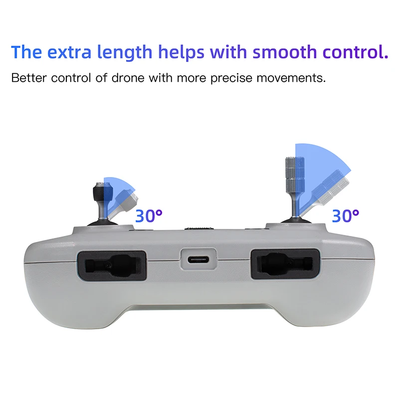 2pcs Lengthen Joystick RC-N3 R - مراجعة Drone Control Stick وسعره