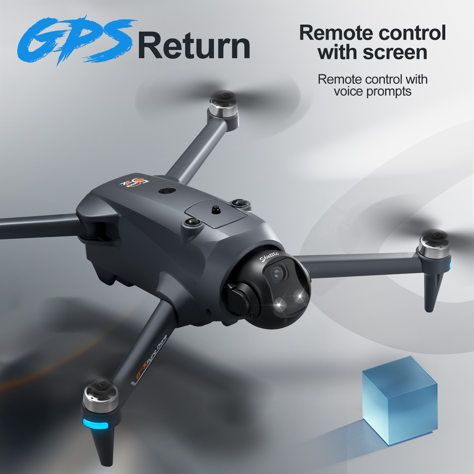 YL059 FPV GPS Quadcopter Drone - مراجعة Drone Beacon Light وسعره