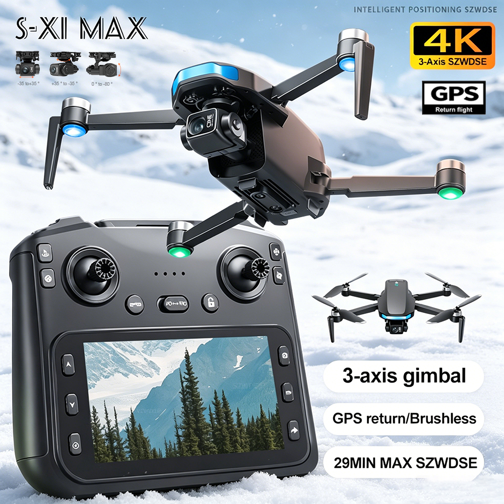New S-X1 MAX Drone GPS 8K Prof - مراجعة Drone Power Bank وسعره
