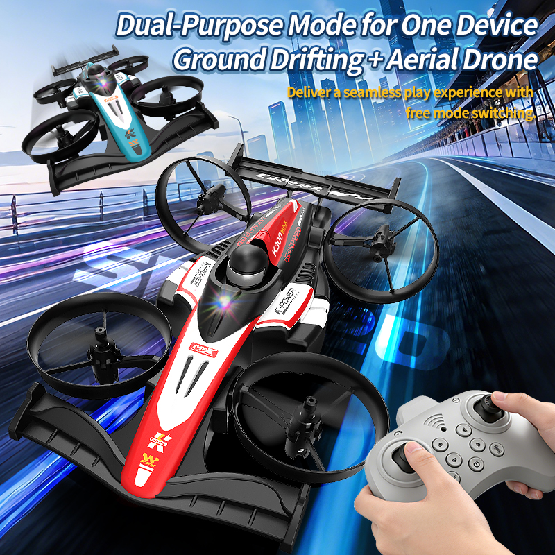 Mini RC Flying Car Transformab - مراجعة Drone Beacon Light وسعره
