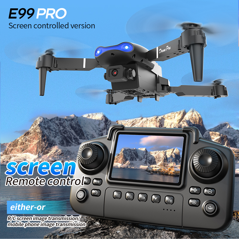 E99 PRO Drone Screen Control A - مراجعة Drone Battery Adapter وسعره