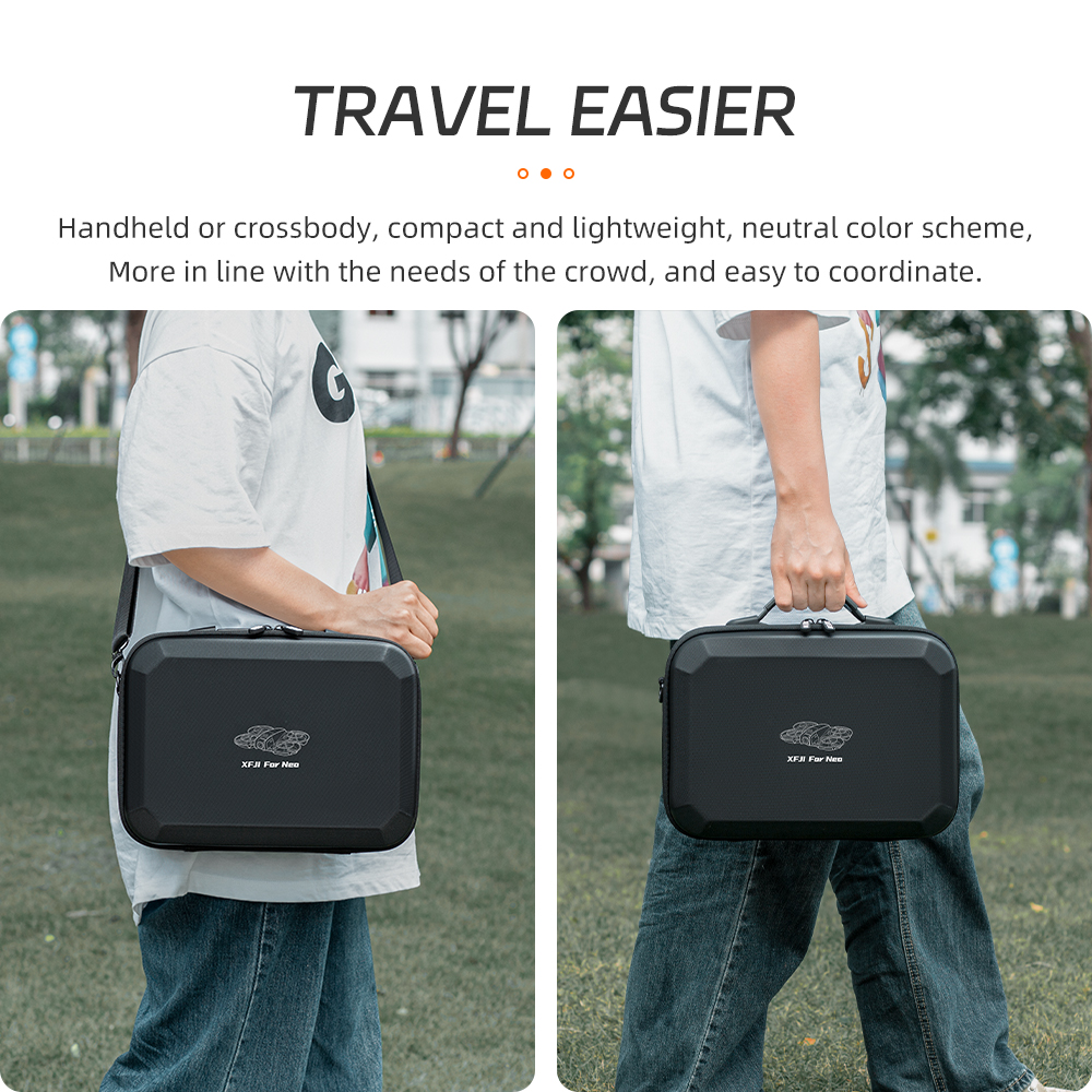 XFJI Carrying Case Compatible  - مراجعة Drone Hard Shell Case وسعره